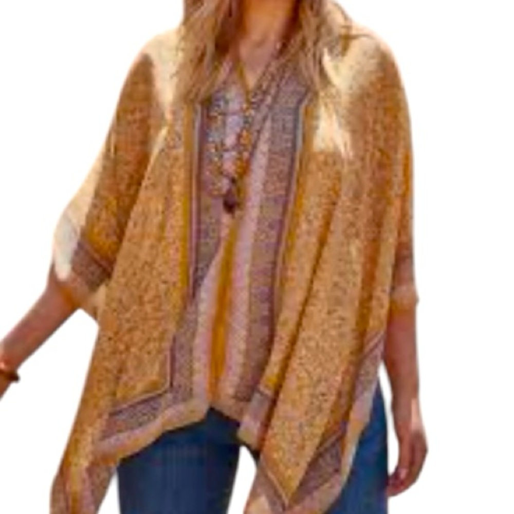 J. Jill Warm Toned Scarf Wrap